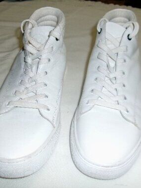 G4‎ G/FORE Mid Street Disruptor White Leather Golf Shoes Men's Size 8